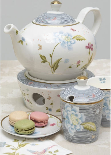 Laura Ashley Πιάτο Ρηχό από Πορσελάνη Mint με Διάμετρο 12cm