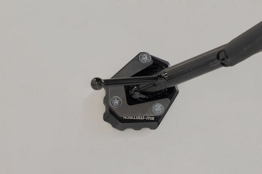 SW-Motech Motorcycle Peripheral Parts Side Stand Extension in Black Color STS.01.548.10000