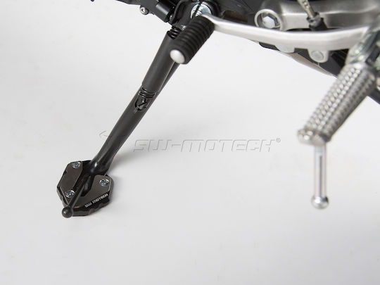 SW-Motech Motorcycle Peripheral Parts Side Stand Extension in Black Color STS.06.525.10000