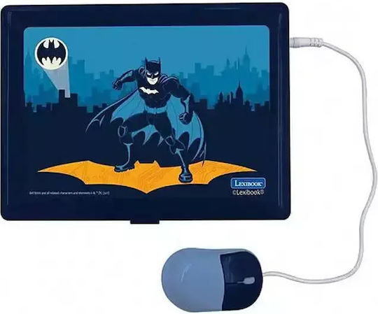 Lexibook Laptop Bilingv Batman Laptop/Tablet Electronic Educațional Pentru Copii De 4+ Ani