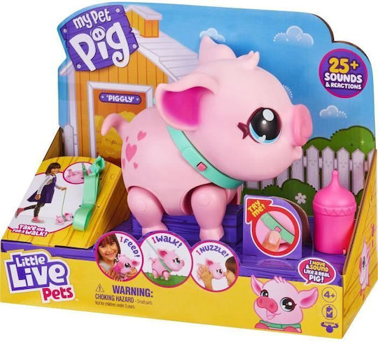 Moose Toys Little Live Γουρούνι (FR) Ηλεκτρονικό Ρομποτικό Παιχνίδι για 4+ ετών