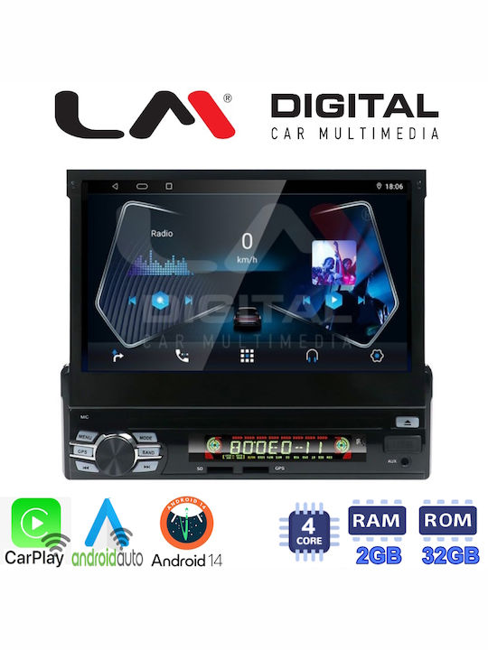 LM Digital Автомобилно Радио (1 DIN) (Bluetooth)