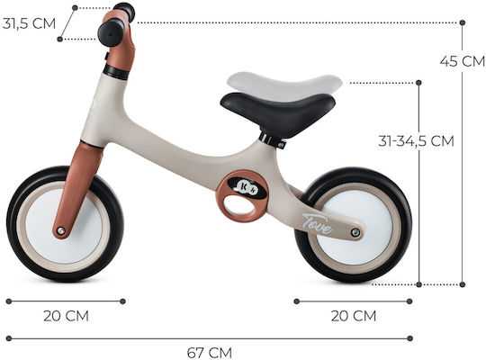 Kinderkraft Kids Balance Bike Tove Beige