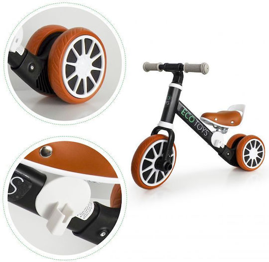 Ecotoys Kids Balance Bike Balance Bike 2 In 1 LC-V1307 Black