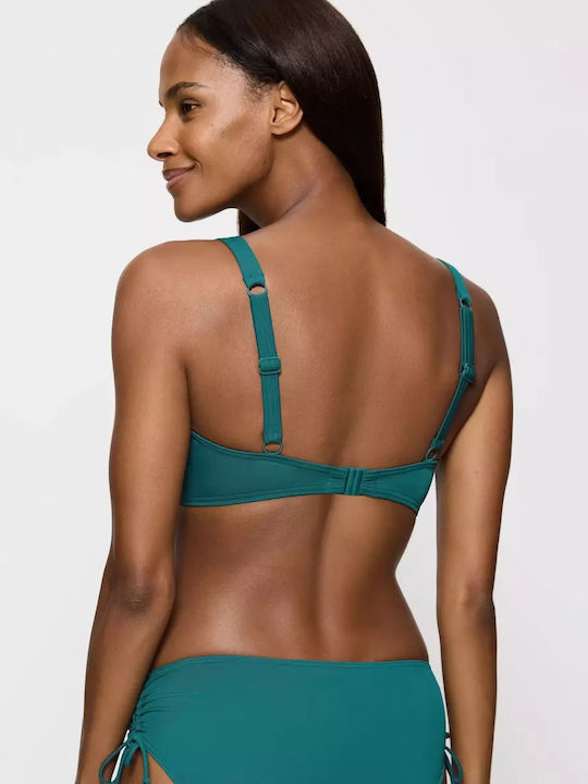 Bikini Bra Summer Mix & Match with Adjustable Straps Blue