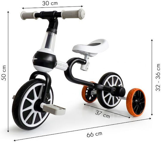 Ecotoys Παιδικό Ποδήλατο Ισορροπίας V1311 Μαύρο