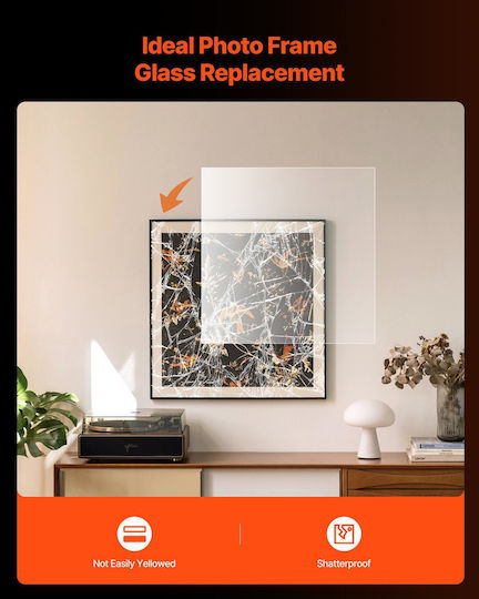 Φύλλα Vevor 5 Συσκευασιών Pet Plexiglass 24 X 36 Ιντσών Πλαστικά Φύλλα Πάχους 0,04 Ιντσών
