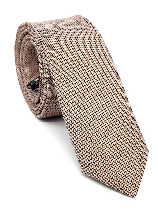 Legend Accessories Σετ Ανδρικής Γραβάτας με Σχέδια σε Μπεζ Χρώμα