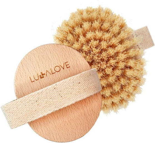 Lullalove Wooden Brush Massage for the Neck, the Legs, the Body & the Hands against Cellulite Red