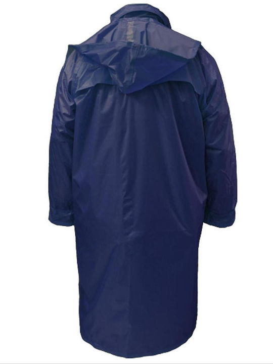 Waterproof Coat Coating Pu Dark Blue Il Mondo Waterproof Coat Coating Pu Dark Blue Il Mondo