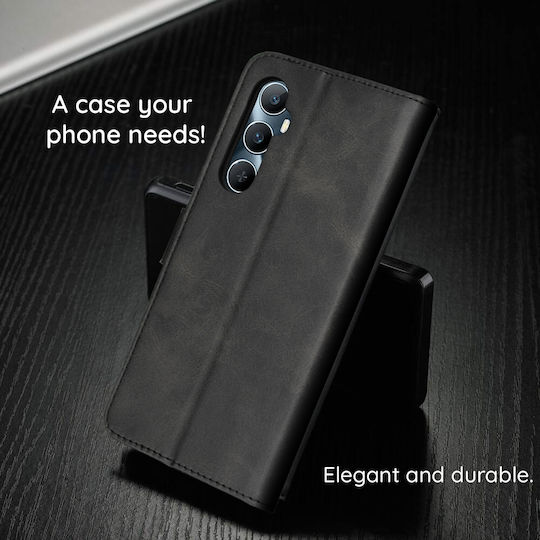 Techsuit Book Piele artificială / Silicon Negru (Nothing Phone (3a) Pro)