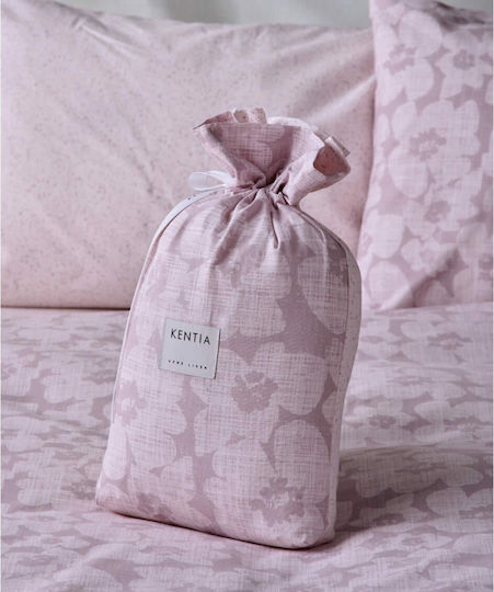 Kentia Duvet Cover Set Cotton Queen with 2 Pillowcases 225x245 Gerani 20