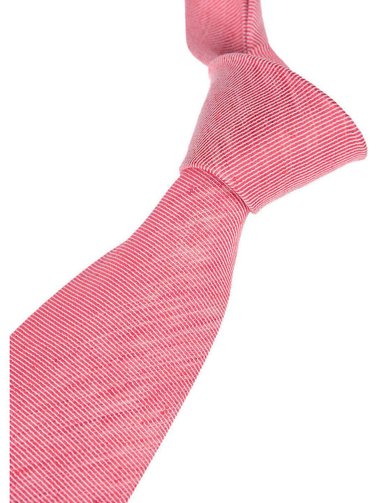 Manetti Men's Tie Printed in Pink Color