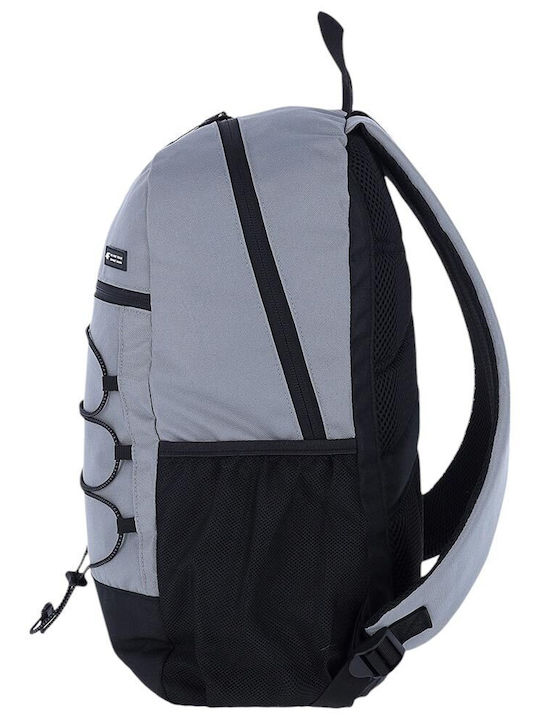 4F Elementary School Backpack with Water Bottle Holder Grey 23L