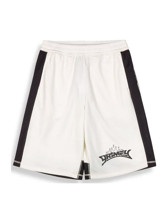 Baggy Men's Athletic Shorts Ecru