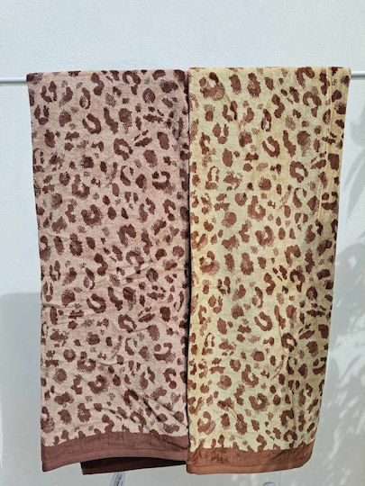 Noidinotte Beach Towel Cotton Beige 90x170cm.
