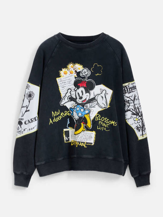 Minnie Γυναικείο Φούτερ Μαύρο