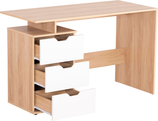 Desk Colt Wooden White-sonama 120x53x75cm