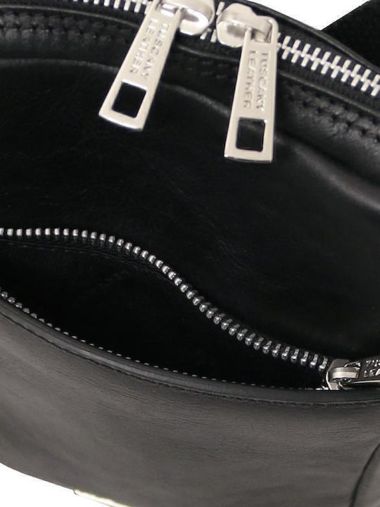 Mark Leder Herrentasche Schulter / Crossbody Schwarz