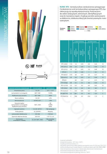 10x Heat Shrink Sleeve Rts 4.8/2.4 Purple