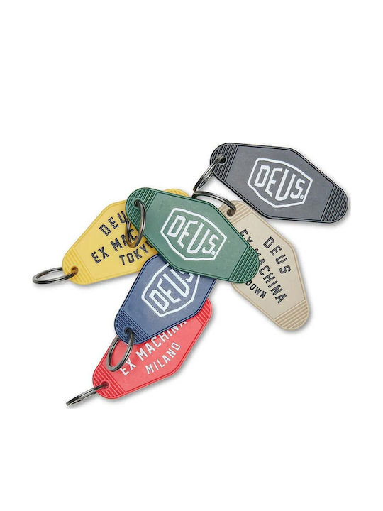 Deus Ex Machina Camperdown Key Tag Μπρελόκ Κίτρινο Dmf247740a