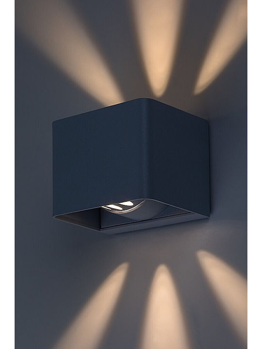 Rabalux Wandmontierte Außenleuchte LED IP54 10W mit Warmweiß Licht