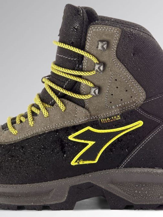 Utility Diadora Waterproof Safety Boot Black Sport Diatex High S7s Fo Ci Sr En Iso 20345:2022 181119
