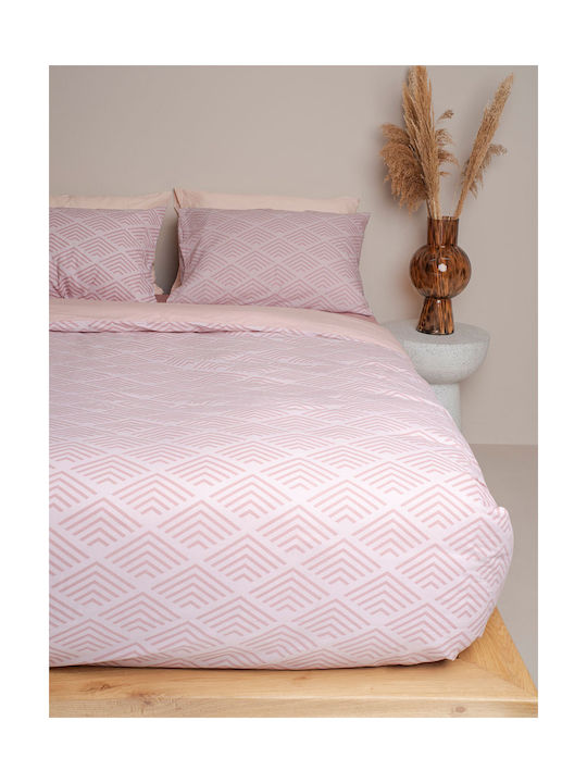Sunshine Cotton Feelings Pillowcase with Envelope Cover Powder 50x70cm.