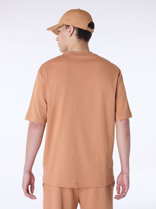 New Era Mlb League Essential T-shirt Brown