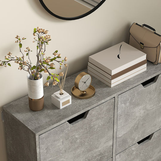 Wooden Shoe Organizer Gray 95x26x95cm
