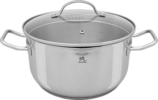 Shiori Deep Stainless Steel Pot 24cm