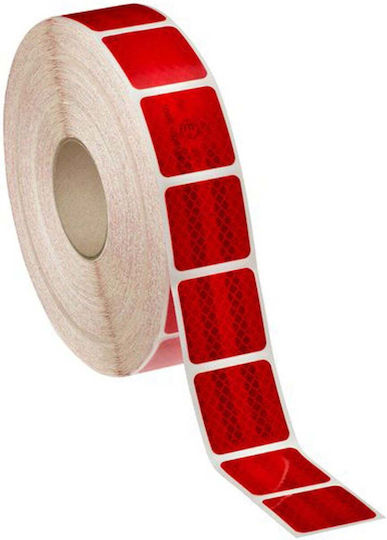Reflektierendes Klebeband in Roter Farbe 45m x 5cm