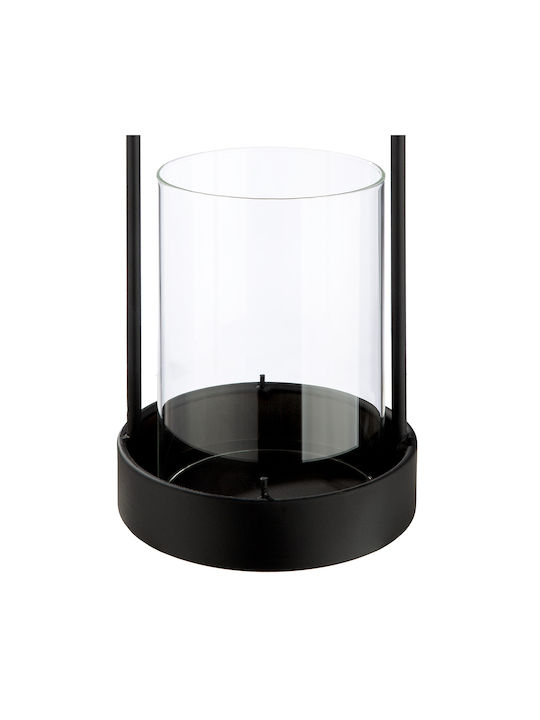 ArteLibre Metallic Lantern Black 13x13x33cm