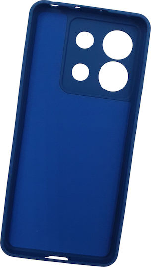 Naxius Umschlag Rückseite Silikon 1.8mm Marineblau (Redmi Note 13 4GHonor X6)