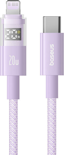 Baseus Data Geflochten USB-C zu Lightning Kabel 20W Lila 2m (P10382703511-01)