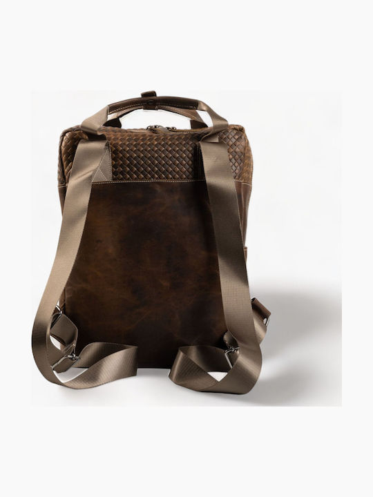 Genui Leather Backpack Πράσινο