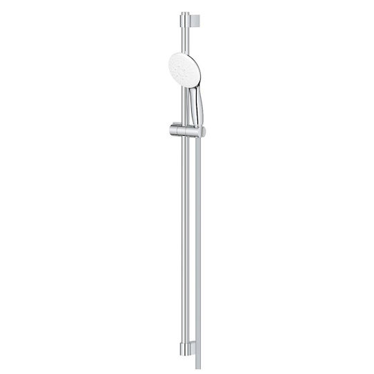 Grohe Tempesta 110 Slide Bar with Showerhead and Hose and Start/Stop Button