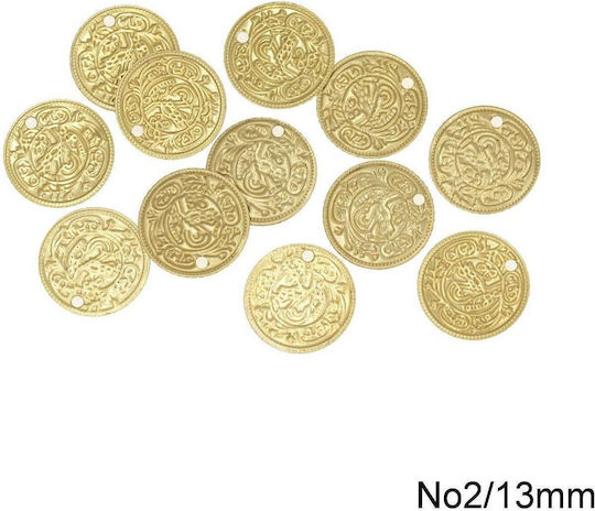 Palatino Messingmünze Accessoire traditioneller Kleidung