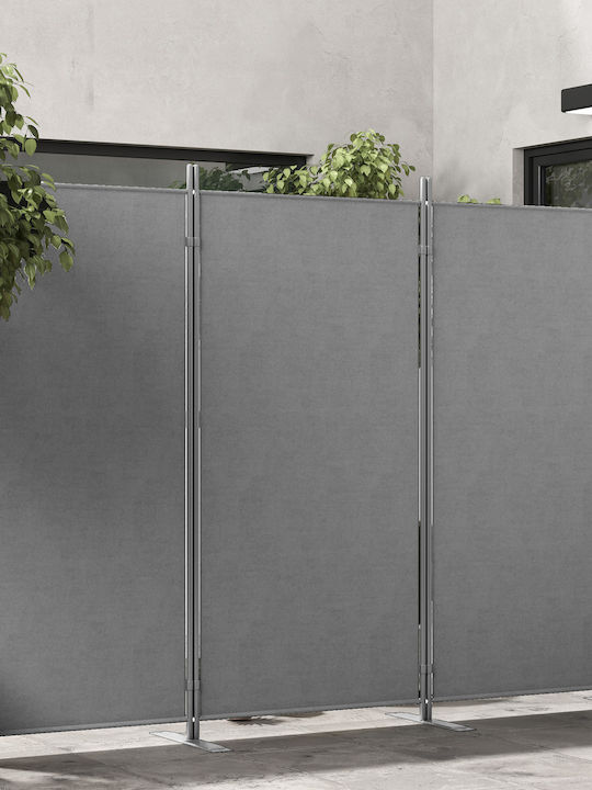 Outsunny Decorativ Paravan Metalic 252x176cm