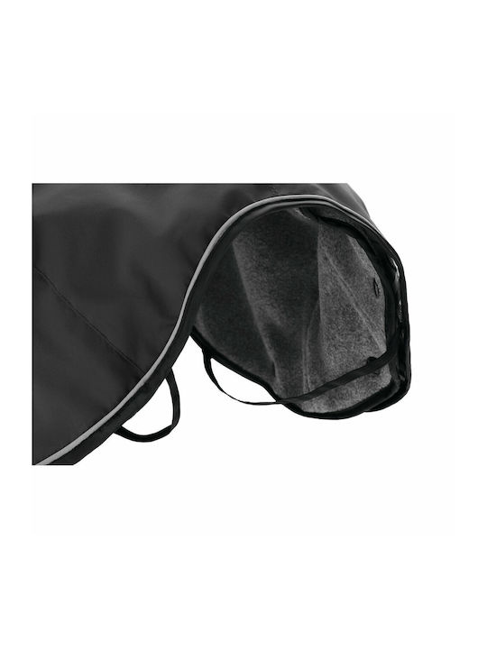 Hunter Hundemantel Wasserdicht Schwarz mit Rückenlänge 55 cm.