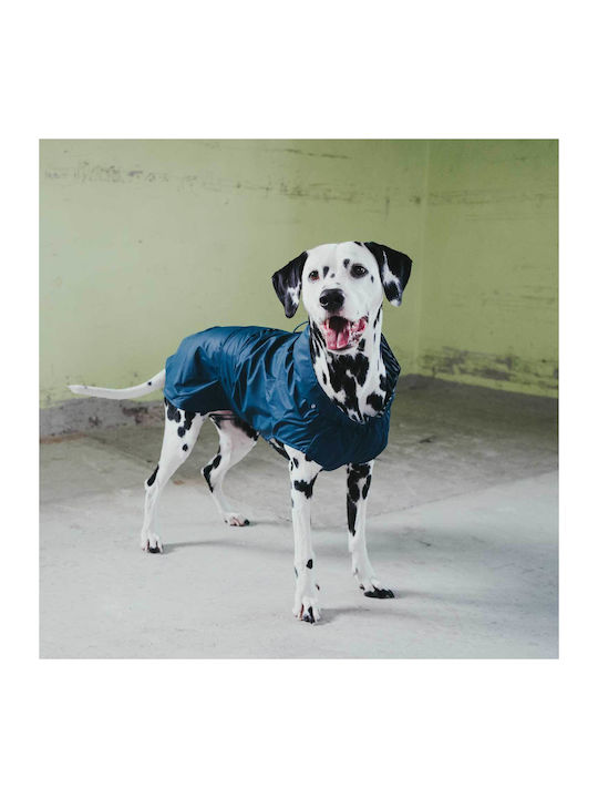 Hunter Blue Waterproof / Windproof Dog Coat with 50cm Back Length