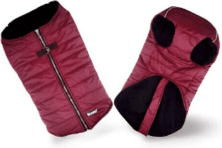 Pet Interest Puffer Vest Кучешки палта Флийс / Водоустойчиво / Ветроустойчиво Червен XSmall с дължина на гръбчето 25 см. 52205