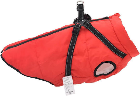 vidaXL Hundemantel Rot