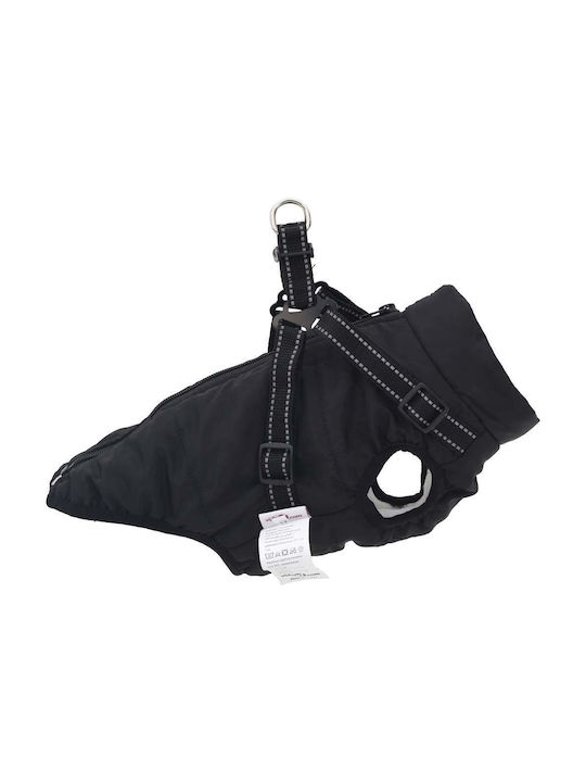 vidaXL Hundemantel Schwarz