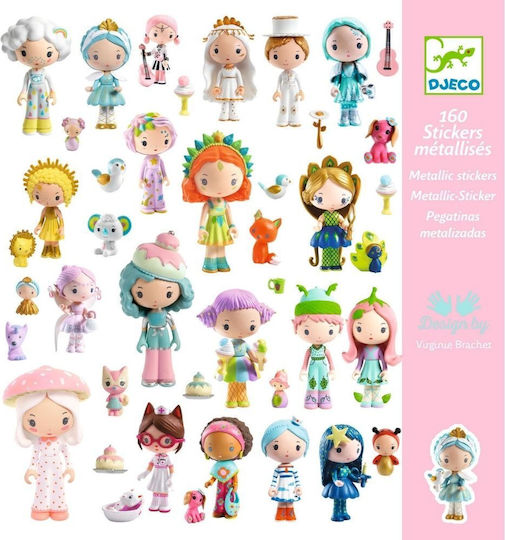 Djeco 160 Stickers 4 Sheets "Animals of Europe"