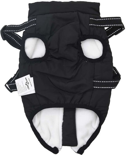 vidaXL Black Dog Coat