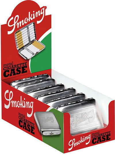 Ταμπακιέρα 16 Κανονικά Τσιγάρα Smoking Metal Cigarette Case 013561
