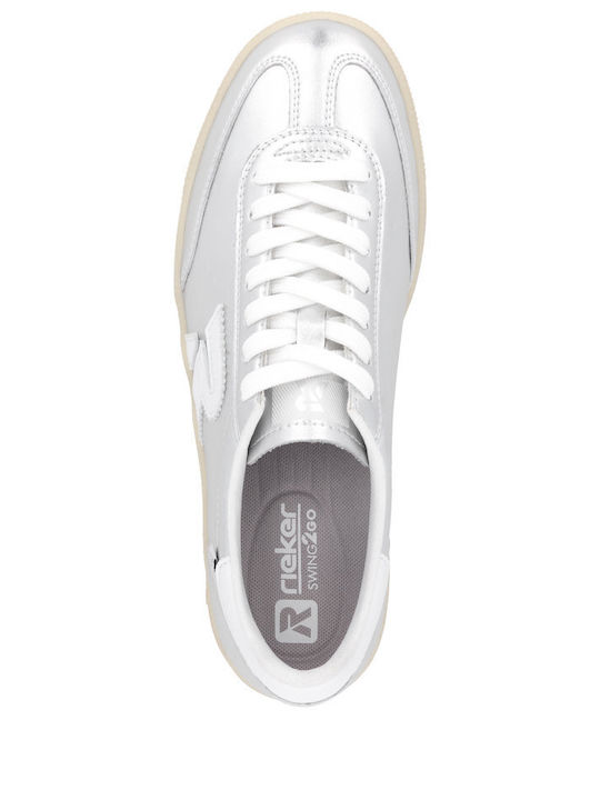 Γυναικεία Ανατομικά Sneakers Ασημί
