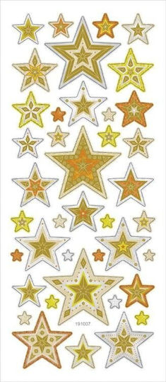 Folia Crăciun Autocolante pentru Perete 10x23cm. 4buc