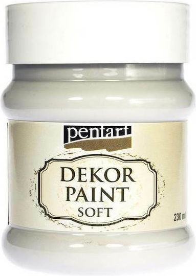 Κιμωλίας Dekor Soft Paint 230ml Pentart Off White